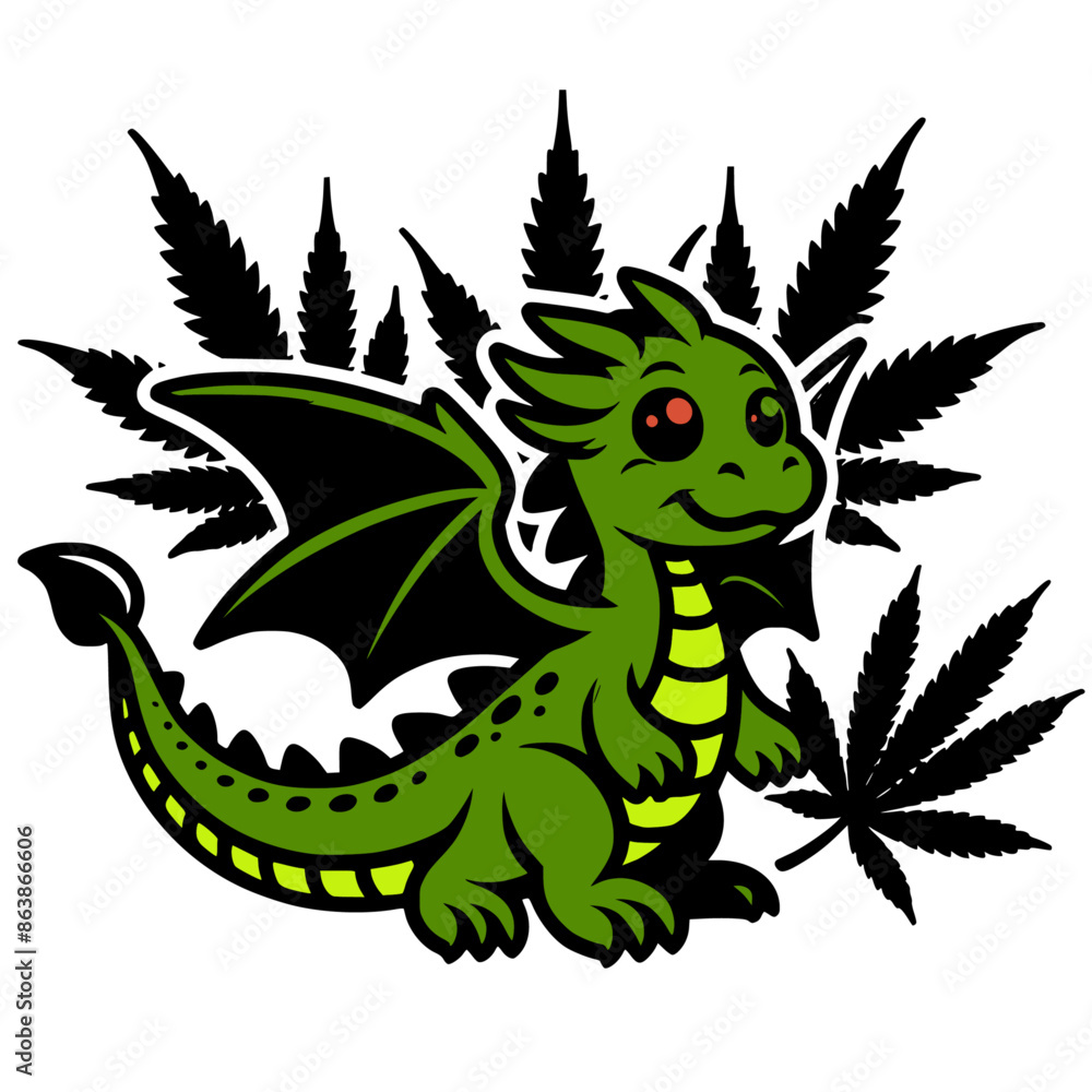 Obraz premium dragon weed