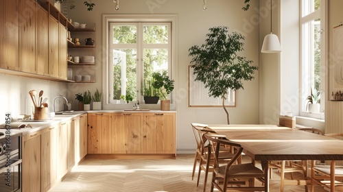 Cozy Scandinavian Kitchen  © Chhayny