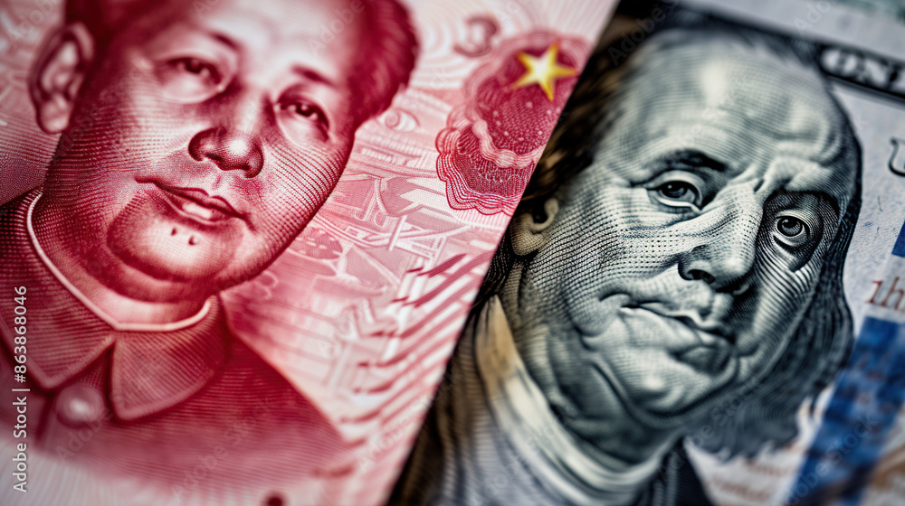 RMB and USD under Sino-US trade concept RMB and USD under Sino-US trade concept