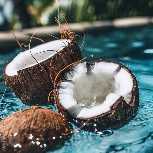 Coconuts offer diverse nutritional benefits: fresh coconut is rich in fiber and healthy fats, coconut water hydrates with electrolytes, and coconut oil supports heart health with its MCTs and antioxid photo