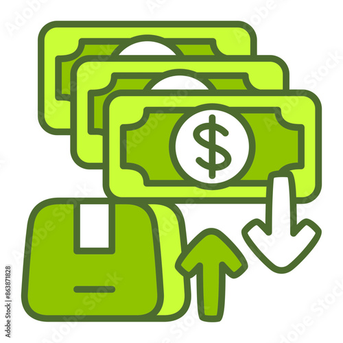 Selling And Transferring Assets Icon