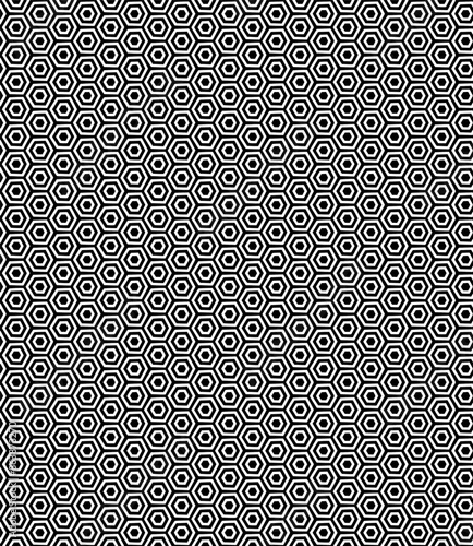 Abstract seamless black and white pattern with small geometric shapes. Vector background for print on fabric, wrapping paper, web banners