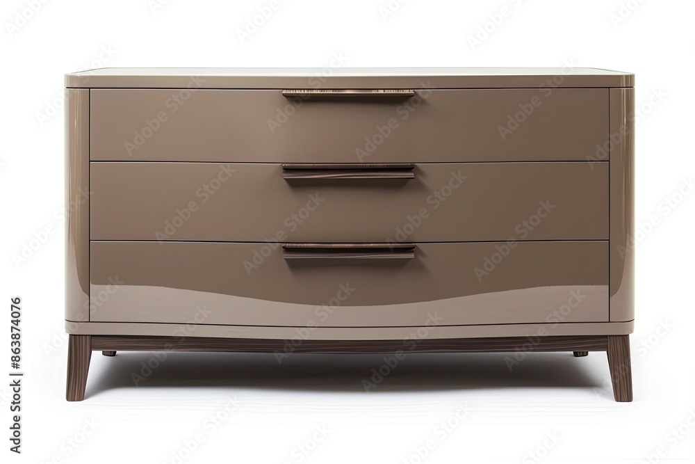 Modern Dresser Isolated on white Modern Dresser Isolated on white