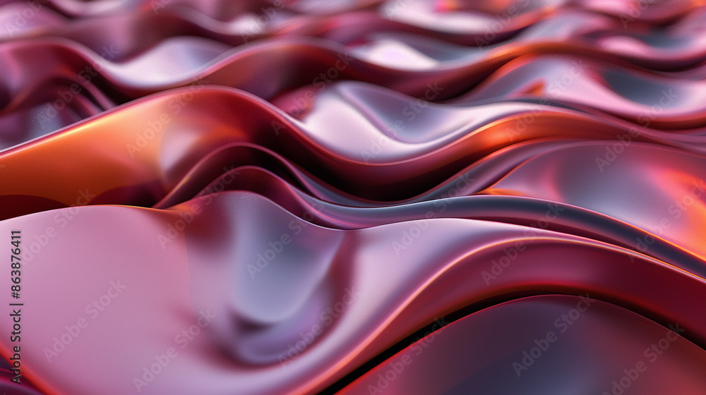 Maroon and Salmon Modern digital abstract 3D background Maroon and Salmon Modern digital abstract 3D background