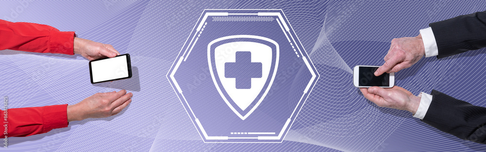 Fototapeta premium Concept of emergency