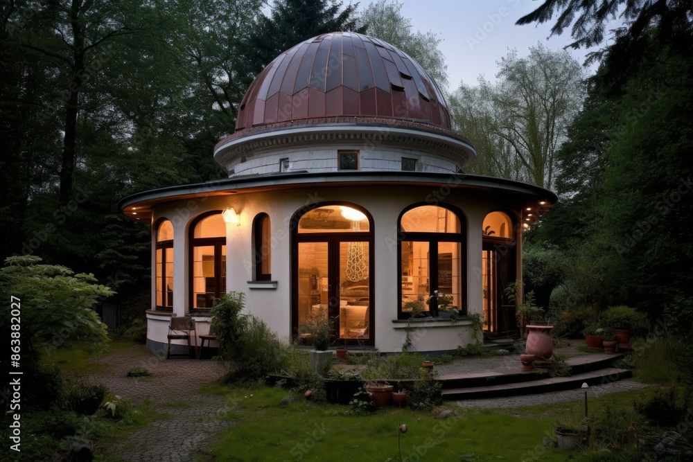 Unique dome home with panoramic windows Unique dome home with panoramic windows