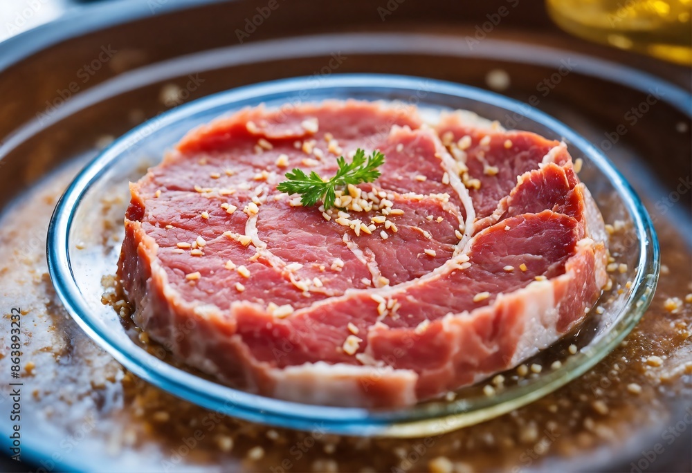raw beef steak with vegetables raw beef steak with vegetables
