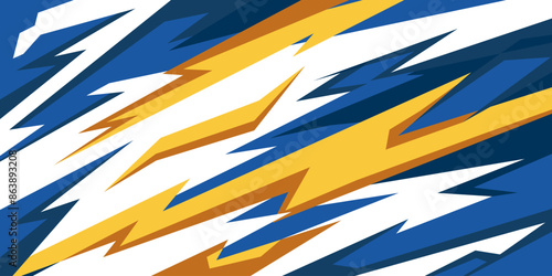 Side body hand drawn graphic sticker abstract racing design concept. Car decal wrap design for motorcycle, boat, truck, car, boat and more.