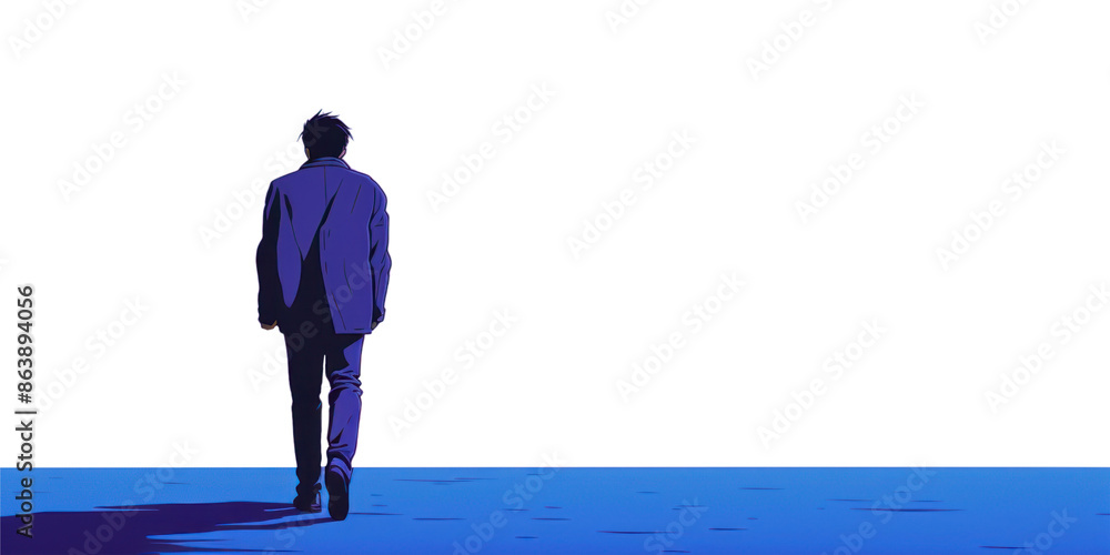 PNG A man standing horizon purple adult. PNG A man standing horizon purple adult.