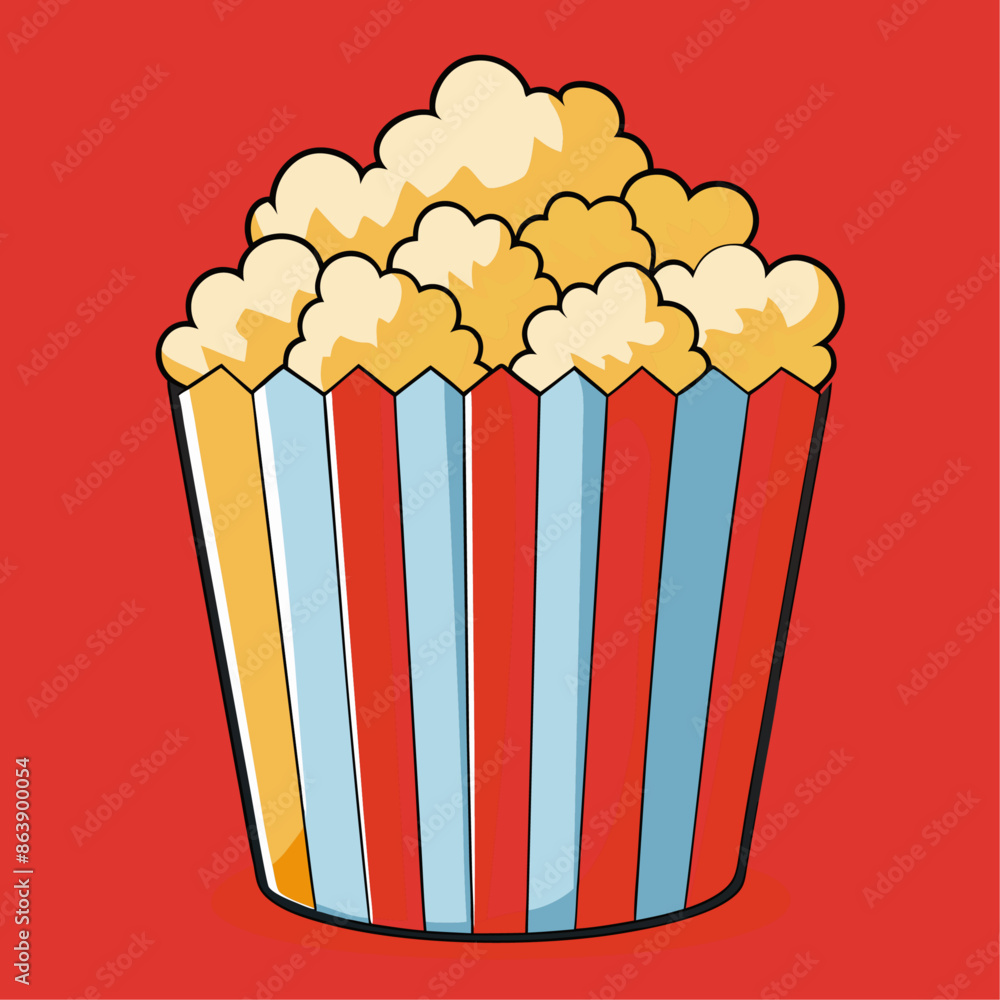 popcorn controller clipart cartoon Illustration drawing popcorn controller clipart cartoon Illustration drawing