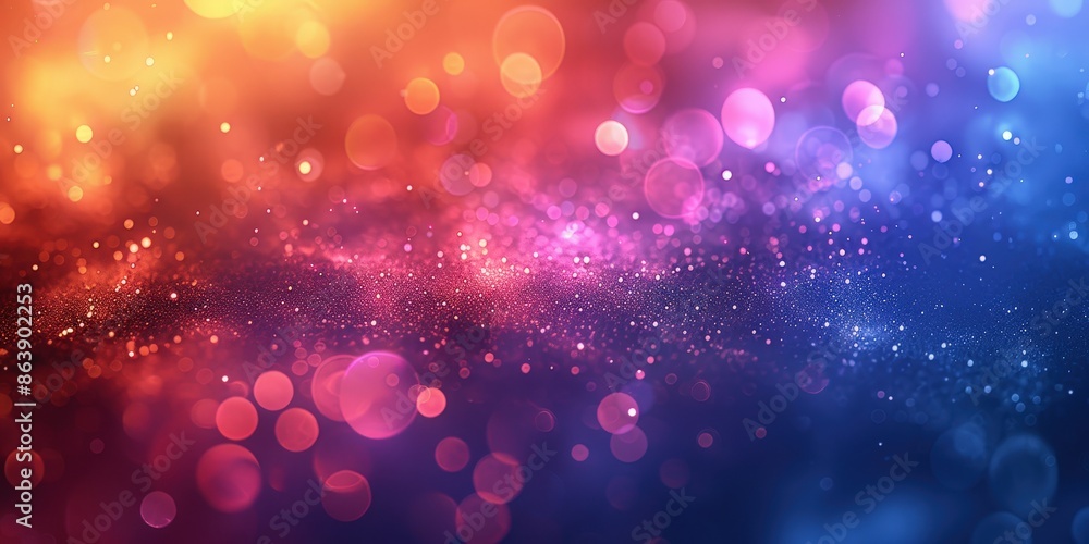 Abstract Bokeh Background with Glitter Abstract Bokeh Background with Glitter