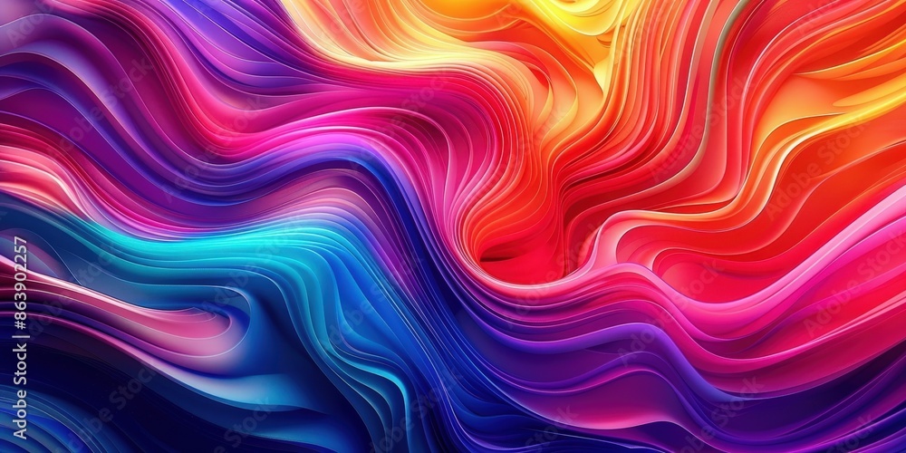 Abstract Colorful Swirling Pattern Abstract Colorful Swirling Pattern