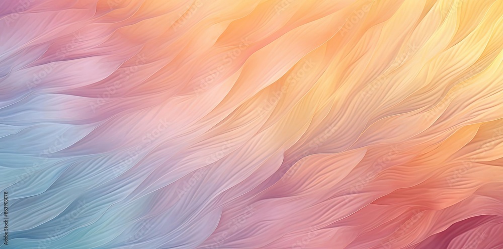 Abstract Background with Pastel Wavy Lines and Gradient Colors Abstract Background with Pastel Wavy Lines and Gradient Colors