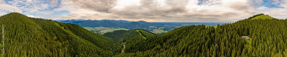 hörnle, germany, bavaria, alps, forest, cabin, alpenverein, drone view, drone perspective hörnle, germany, bavaria, alps, forest, cabin, alpenverein, drone view, drone perspective