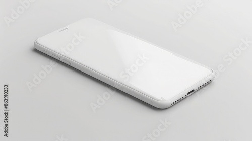  modern smartphone with a blank white screen. Isolated against a white background,Smartphone mockup isolated on white background,Modern smartphone isolated on white 