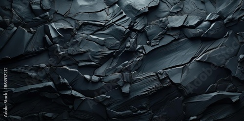 Dark Abstract Background with Cracked Texture