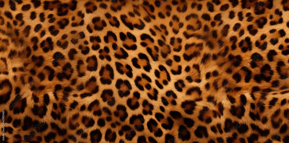 Leopard Fur Seamless Texture Background Illustration Leopard Fur Seamless Texture Background Illustration