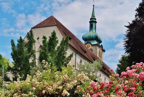 Rosenstadt Bischofszell, Pfarrkirche, Thurgau, Schweiz