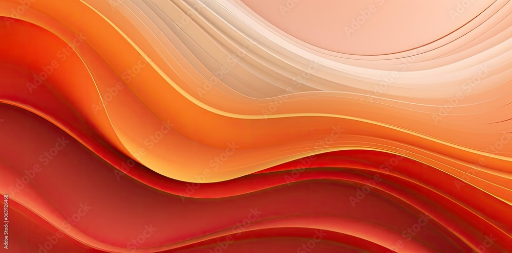 Abstract Background of Orange and Red Curved Lines Abstract Background of Orange and Red Curved Lines