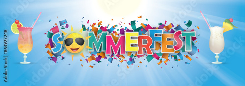 Cocktails Sommerfest Banner
