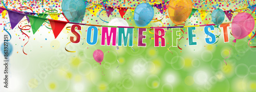Sommerfest im Grünen Banner