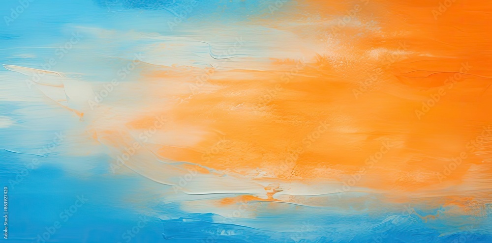 Fototapeta premium Abstract Background with Blue and Orange Hues