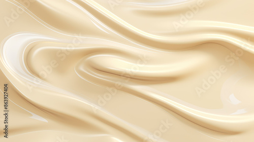 Waves of the most delicate olive mayonnaise.