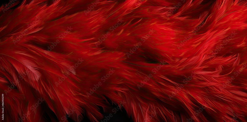 Red Feathers Abstract Background Illustration Red Feathers Abstract Background Illustration