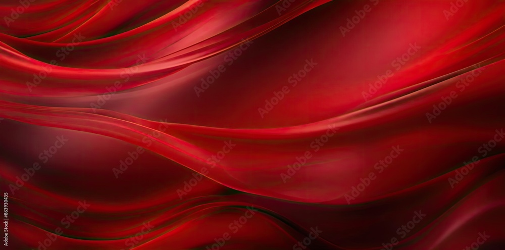 Red Abstract Background with Curved Lines Red Abstract Background with Curved Lines
