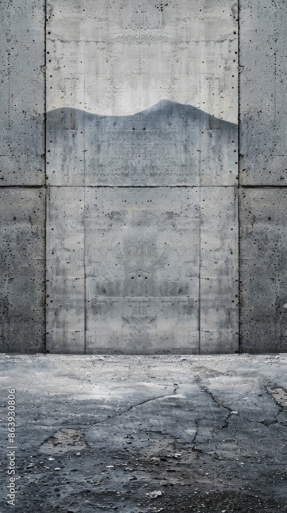 Wall, Concrete, Backdrop image wallpaper - generative ai Wall, Concrete, Backdrop image wallpaper - generative ai