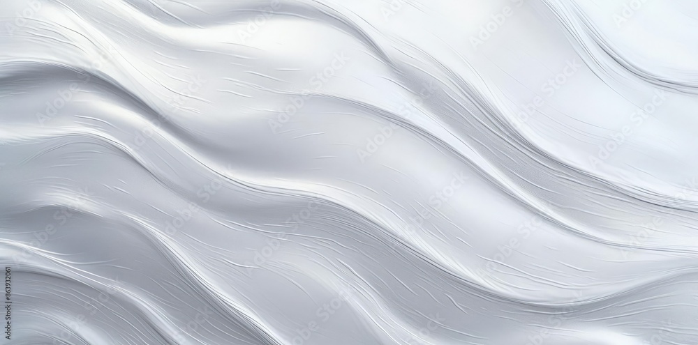 Abstract White Wavy 3D Background Illustration Abstract White Wavy 3D Background Illustration