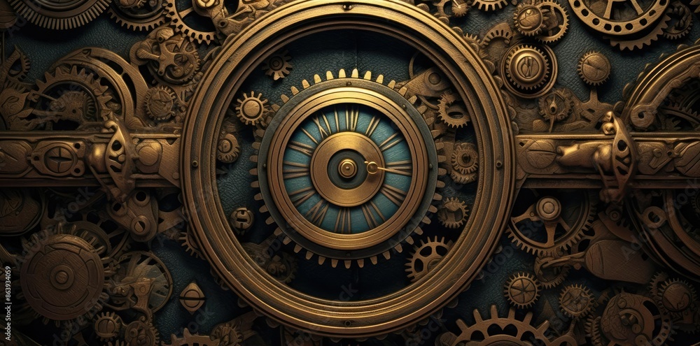 Steampunk Clockwork Illustration Steampunk Clockwork Illustration