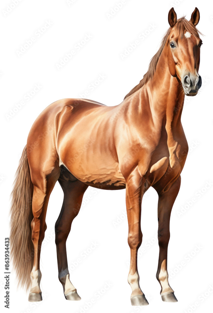 Naklejka premium PNG Horse stallion mammal animal.
