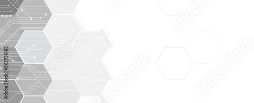 Abstract futuristic circuit computer internet technology board business background. Vector art.