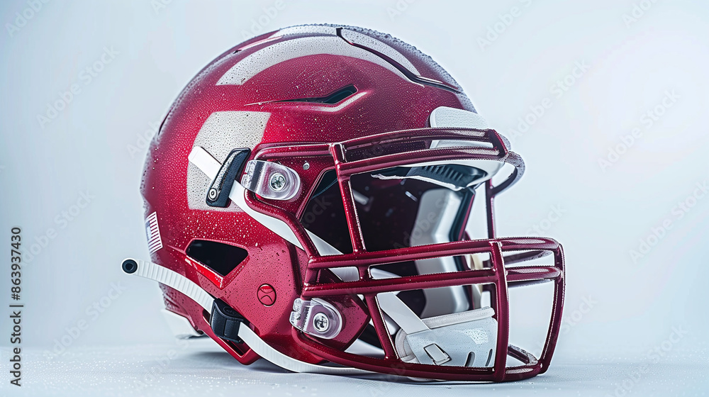 Fototapeta premium american football helmet isolated on background