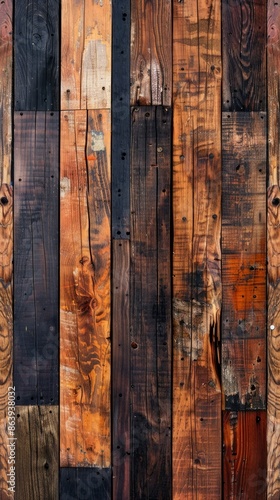 Hardwood, Wooden, Planks image wallpaper - generative ai