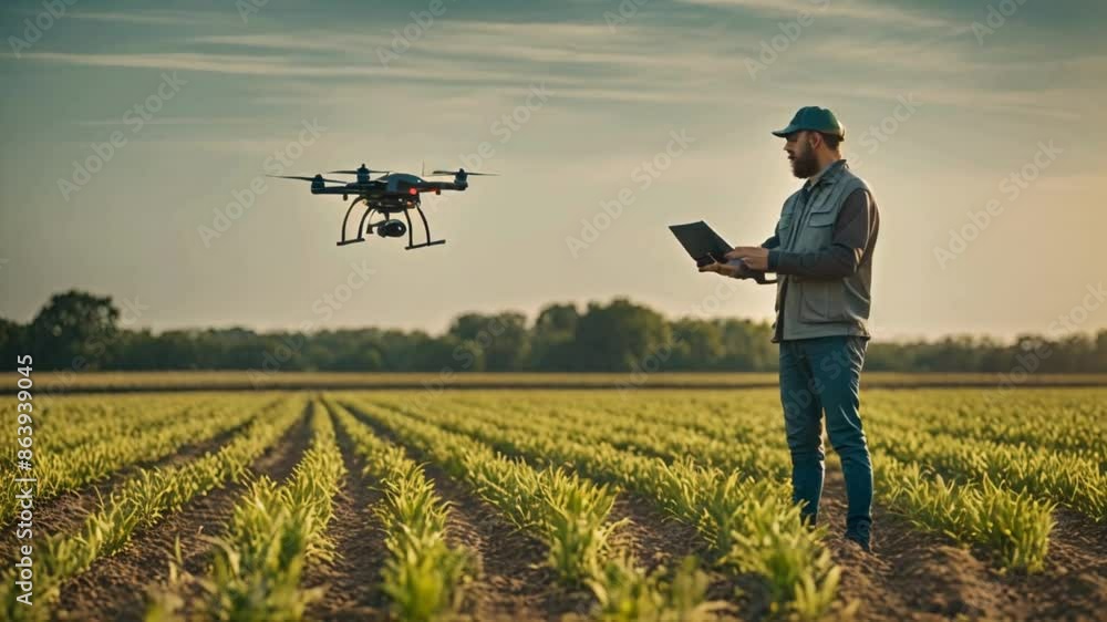 Revolutionizing Agriculture_ Man Controlling Advan Revolutionizing Agriculture_ Man Controlling Advan