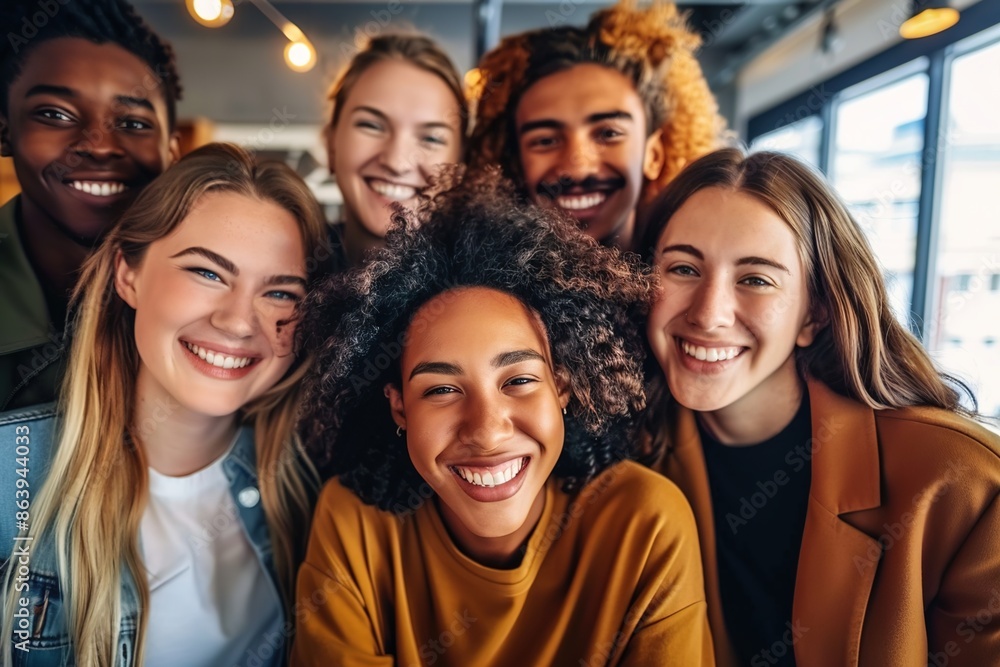 Multicultural happy people taking group selfie portrait in the office, diverse people celebrating together, Happy teamwork and lifestyle concept Multicultural happy people taking group selfie portrait in the office, diverse people celebrating together, Happy teamwork and lifestyle concept