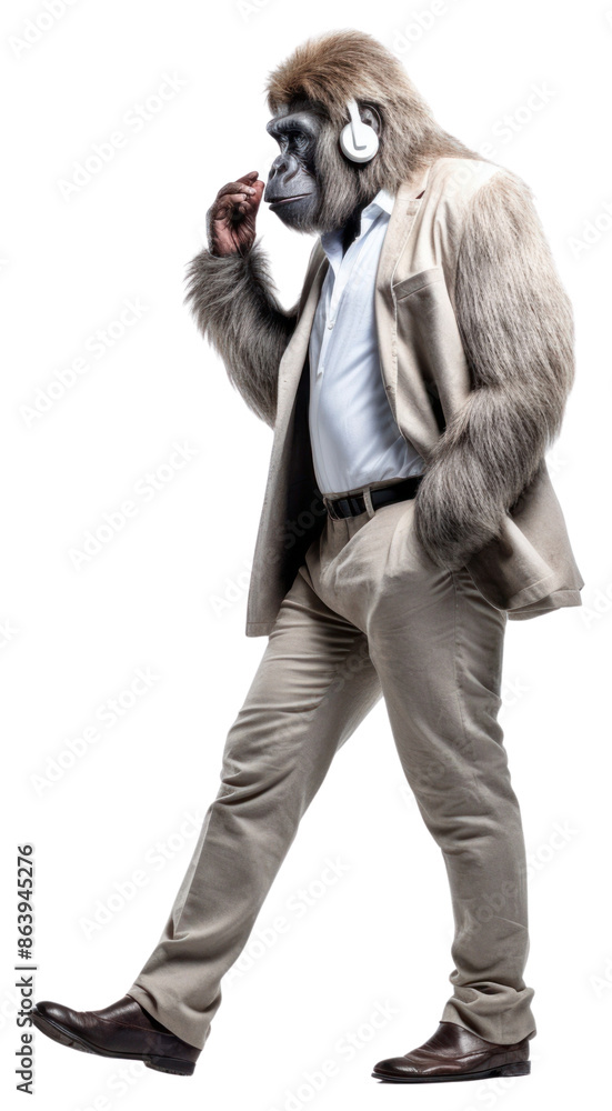 PNG Gorilla footwear portrait costume. PNG Gorilla footwear portrait costume.