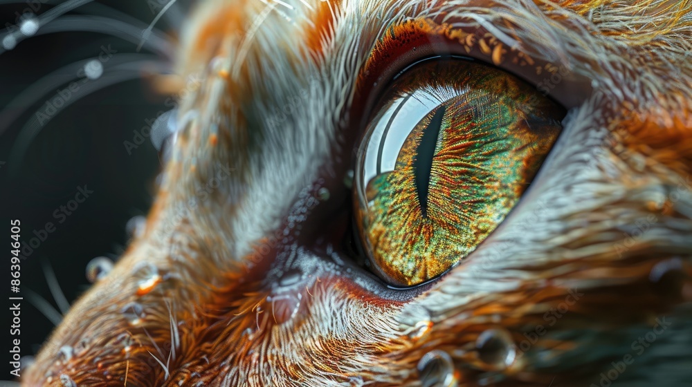 close up of an eye cat close up of an eye cat