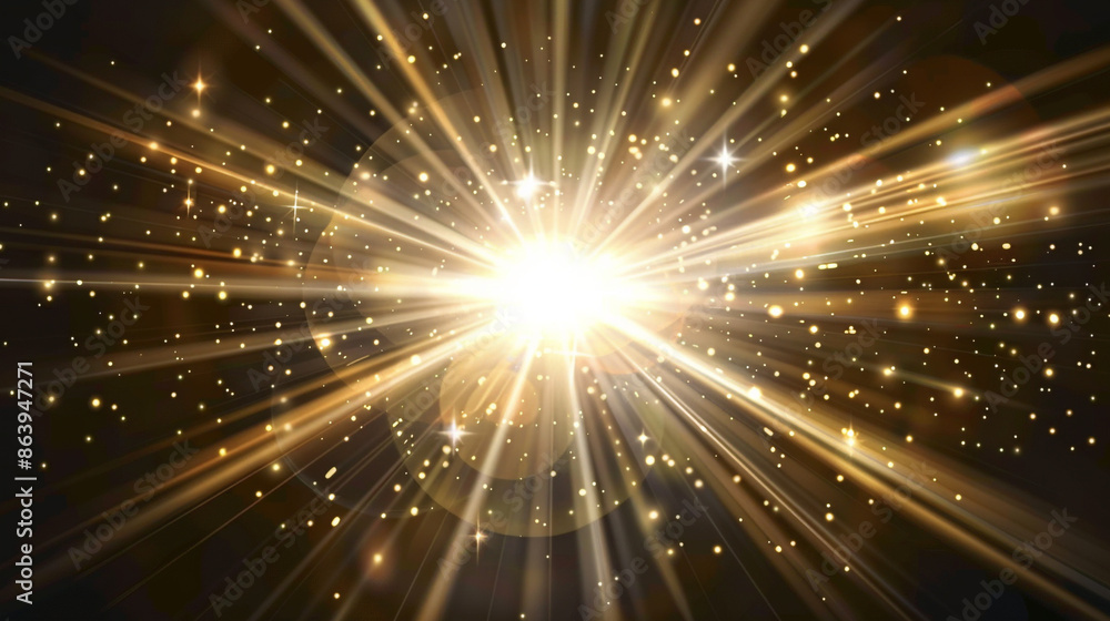 golden glowing light explodes on a black background. with ray gold glowing light explodes. Shining golden star. Light Effect Bright Star. golden glowing light explodes on a black background. with ray gold glowing light explodes. Shining golden star. Light Effect Bright Star.