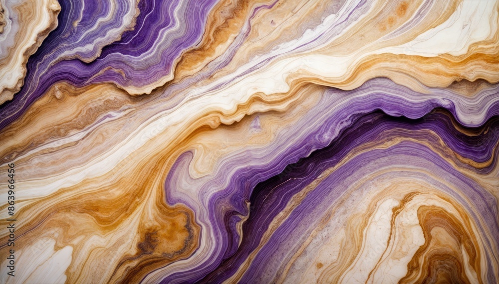 Beige, Brown, and Purple Swirling Stone Patterns Beige, Brown, and Purple Swirling Stone Patterns