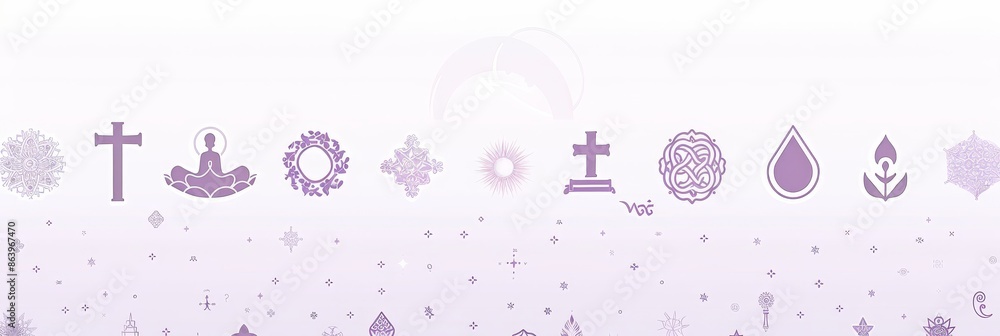 An array of holistic symbols placed on an abstract and light-hued background, designed to inspire mindfulness, well-being, and a sense of connectedness to the universe. An array of holistic symbols placed on an abstract and light-hued background, designed to inspire mindfulness, well-being, and a sense of connectedness to the universe.