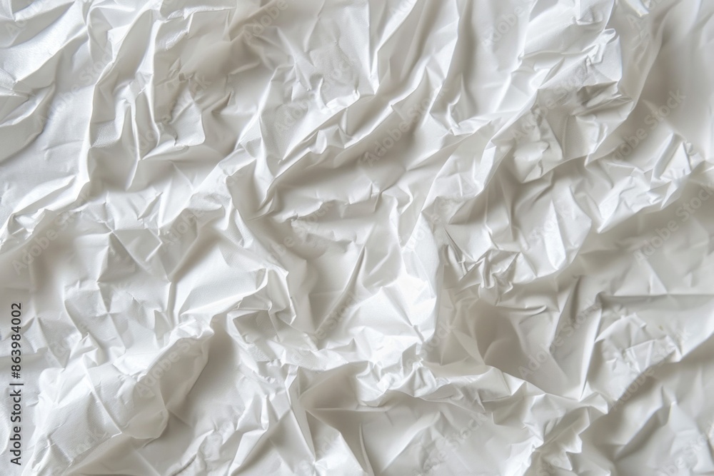 Crumpled White Paper Texture Background Crumpled White Paper Texture Background
