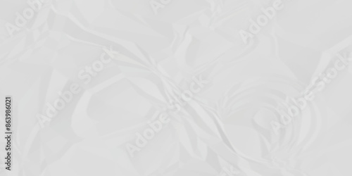 White crumpled paper texture. White wrinkled paper texture. White paper texture. White crumpled and top view textures can be used for background of text or any contents.
