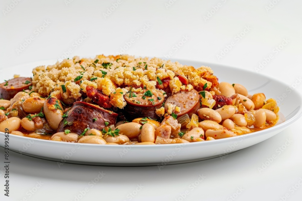 Gourmet Cassoulet with Duck Confit and Pork Sausages Gourmet Cassoulet with Duck Confit and Pork Sausages