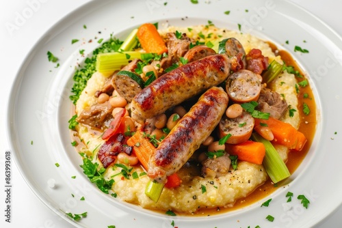 Flavorful Cassoulet Casserole with Duck Confit and White Kidney Beans