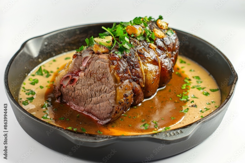 Mouthwatering Cast Iron Skillet Rib Eye Roast with Red Wine Sauce Mouthwatering Cast Iron Skillet Rib Eye Roast with Red Wine Sauce