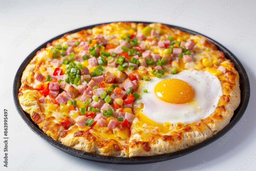 Biscuit-Based Cast-Iron Breakfast Pizza with Salsa and Cheddar Biscuit-Based Cast-Iron Breakfast Pizza with Salsa and Cheddar