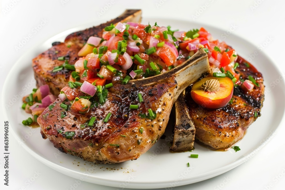 Nectarine Pico de Gallo Pork Chops: A Perfect Blend of Sweet and Savory Nectarine Pico de Gallo Pork Chops: A Perfect Blend of Sweet and Savory